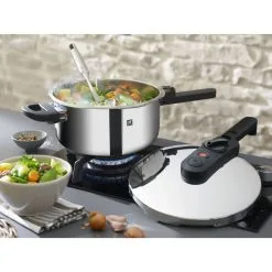 Zwilling Set Pentola A Pressione - 6-pz., 18/10 Acciaio Inossidabile -Vendite Accessori per Cucina 000008259