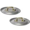 Ballarini ServInTavola - 2 Coperchi 11 Cm, Alluminio