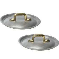 Ballarini ServInTavola - 2 Coperchi 11 Cm, Alluminio