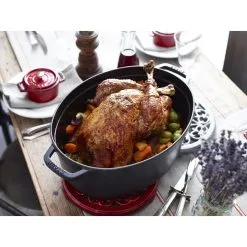 Staub Cocotte Ovale - 37 Cm, Nero -Vendite Accessori per Cucina 000017086