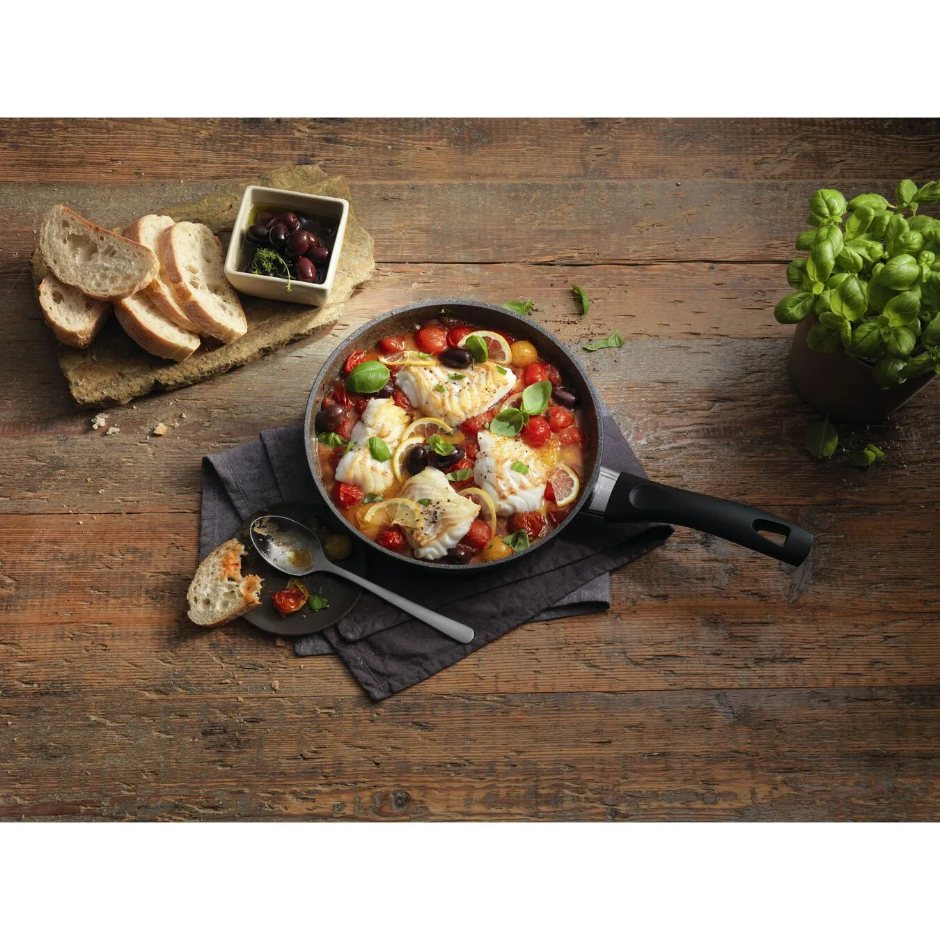 Ballarini Wok - 28 Cm, Alluminio, Granitium 2 Ballarini Wok - 28 Cm, Alluminio, Granitium - immagine 2