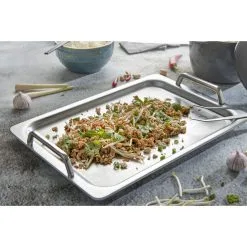 Demeyere Plancha Teppanyaki - 39 Cm, 18/10 Acciaio Inossidabile -Vendite Accessori per Cucina 000022261
