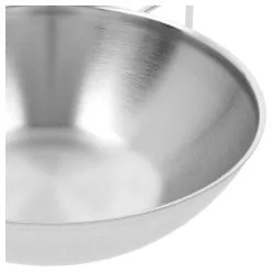 Demeyere Wok Fondo Piatto - 30 Cm, 18/10 Acciaio Inossidabile -Vendite Accessori per Cucina 000023253