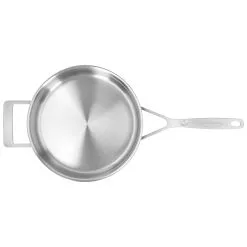 Demeyere Tegame Con Coperchio - 24 Cm, 18/10 Acciaio Inossidabile -Vendite Accessori per Cucina 000024224