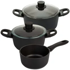 Ballarini Set Di Pentole, 3-PZ., Alluminio, Keravis Extreme