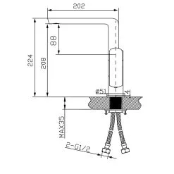 Sapho Mixona - Miscelatore Da Lavello, Cromo MG055 -Vendite Accessori per Cucina 00dd6ca9986c2fa7dcbd1b04