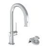 Hansgrohe Aqittura M91 - Miscelatore Da Lavello, Con Bocca Di Erogazione Estraibile E Dispositivo Di Filtraggio, SBox, Cromo 76826000