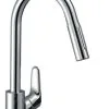 Hansgrohe Focus M41 - Miscelatore Da Lavello Focus Con Doccetta Estraibile, EcoSmart, Cromo 31833000