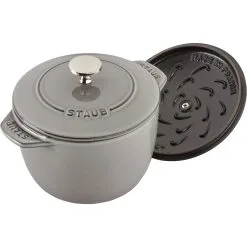 Staub Cocotte Per Riso 16 Cm, Rotondo, Grigio Grafite, Ghisa -Vendite Accessori per Cucina 11721 618 5