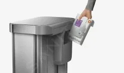 Simplehuman Pattumiere - Pattumiera Differenziata, Con Portasacchetti, 58 L, Acciaio Inox Spazzolato CW2025 -Vendite Accessori per Cucina 124411716c9ceed165a9061e