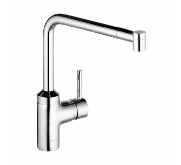 Kludi L-ine - Miscelatore Monocomando Per Lavello, Con Bocca Di Erogazione Estraibile, Cromato 428210577 1 Kludi L-ine - Miscelatore Monocomando Per Lavello, Con Bocca Di Erogazione Estraibile, Cromato 428210577