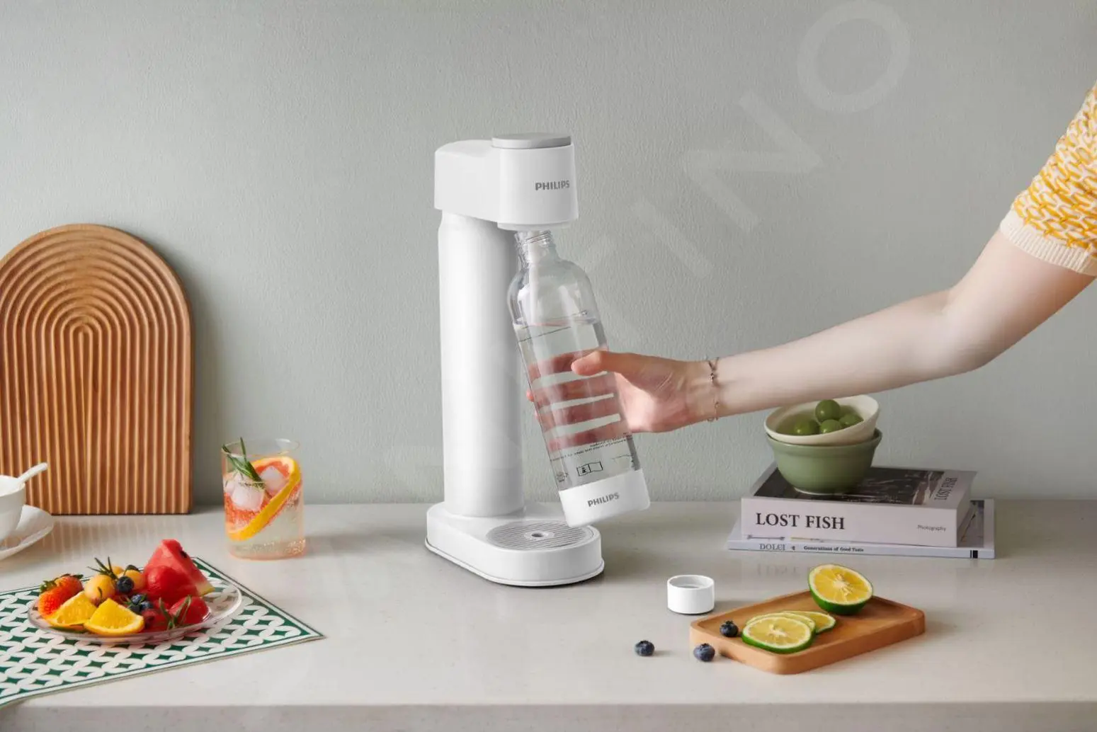 Philips GoZero - Soda Maker Lite Con Accessori, Bianco ADD4901WH/10 13 Philips GoZero - Soda Maker Lite Con Accessori, Bianco ADD4901WH/10 - immagine 13