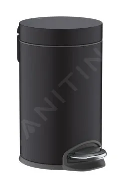 Hansgrohe AddStoris - Pattumiera 3 L, Soft Close, Nero Opaco 41775670