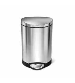 Simplehuman Pattumiere - Pattumiera 6 L, Acciaio Inox Spazzolato CW1834CB