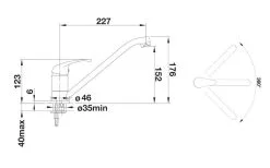 Blanco Daras - Miscelatore Da Lavello, Grigio 526934 -Vendite Accessori per Cucina 21ec1777413d29fbbe397293
