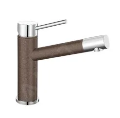 Blanco Alta - Miscelatore Da Lavello, Color Caffé/cromo 515324