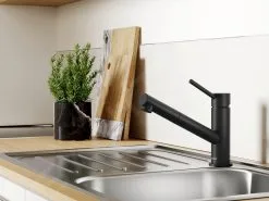 Blanco Kano S - Miscelatore Da Lavello Con Bocca Di Erogazione Estraibile, Nero Opaco 526668 -Vendite Accessori per Cucina 29e6a6fb6e7a3a0a38648002