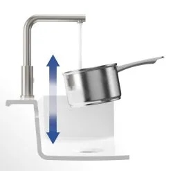 Villeroy & Boch Modern Steel - Miscelatore Da Lavello, Acciaio Inox 966801LC 10 Villeroy & Boch Modern Steel - Miscelatore Da Lavello, Acciaio Inox 966801LC -Vendite Accessori per Cucina 2b0590fc9a5ca94f297c3474