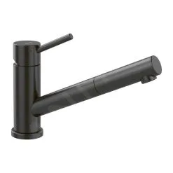 Villeroy & Boch Como - Miscelatore Da Lavello Con Bocca Di Erogazione Estraibile, Sottofinestra, Antracite 92580005