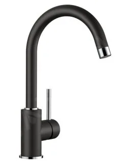 Blanco Mida - Miscelatore Da Lavello, Nero/cromo 526145