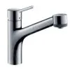 Hansgrohe Talis M52 - Miscelatore Monocomando Per Lavello Con Doccetta Estraibile, Cromato 32841000