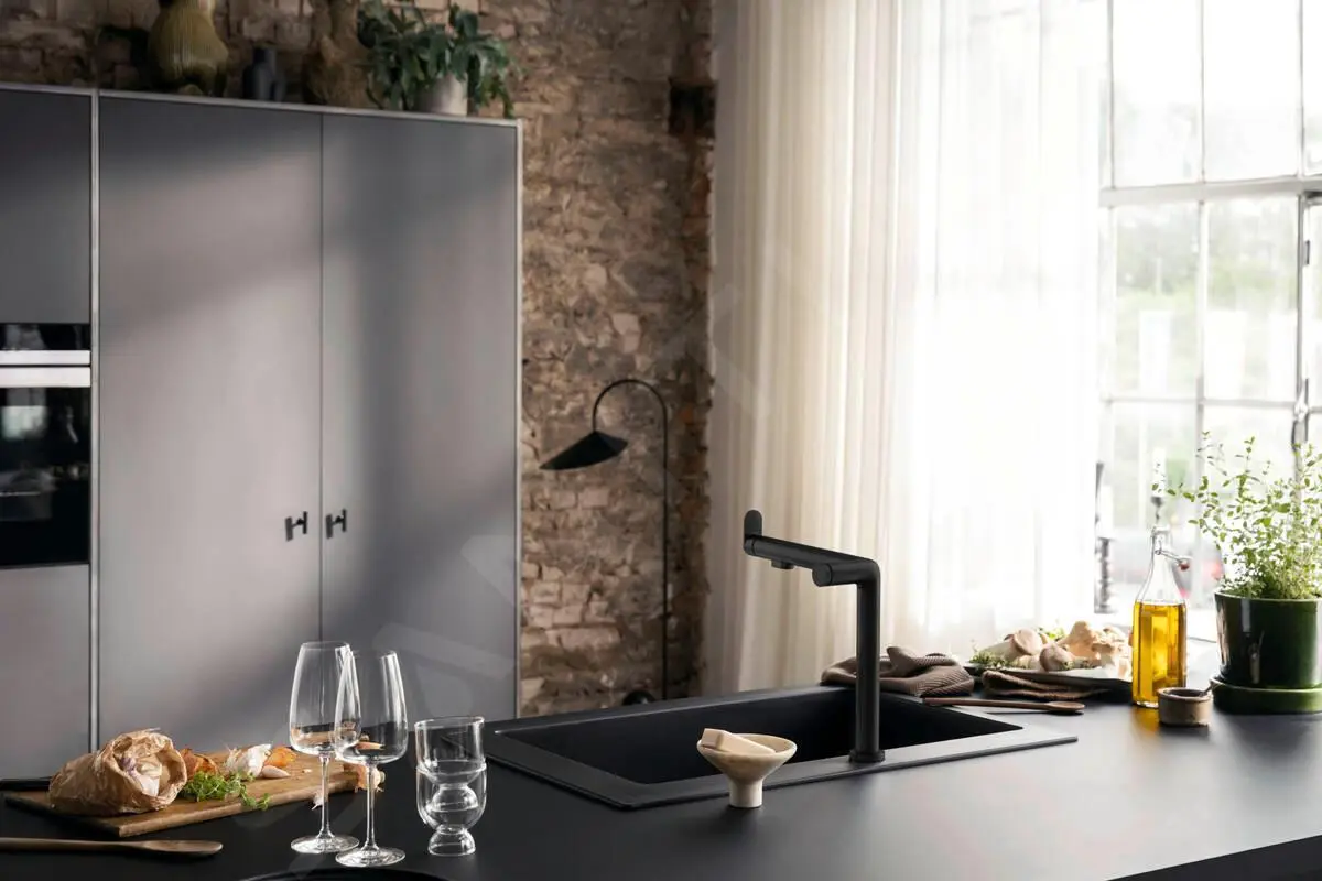 Hansgrohe Aqittura M91 - Miscelatore Da Lavello Con Funzione Di Filtraggio, Nero Opaco 76802670 4 Hansgrohe Aqittura M91 - Miscelatore Da Lavello Con Funzione Di Filtraggio, Nero Opaco 76802670 - immagine 4