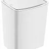 Aqualine Accessori - Pattumiera Touch 8,5 L, Bianco TRN-183-06
