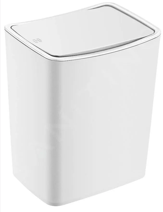 Aqualine Accessori - Pattumiera Touch 8,5 L, Bianco TRN-183-06 1 Aqualine Accessori - Pattumiera Touch 8,5 L, Bianco TRN-183-06