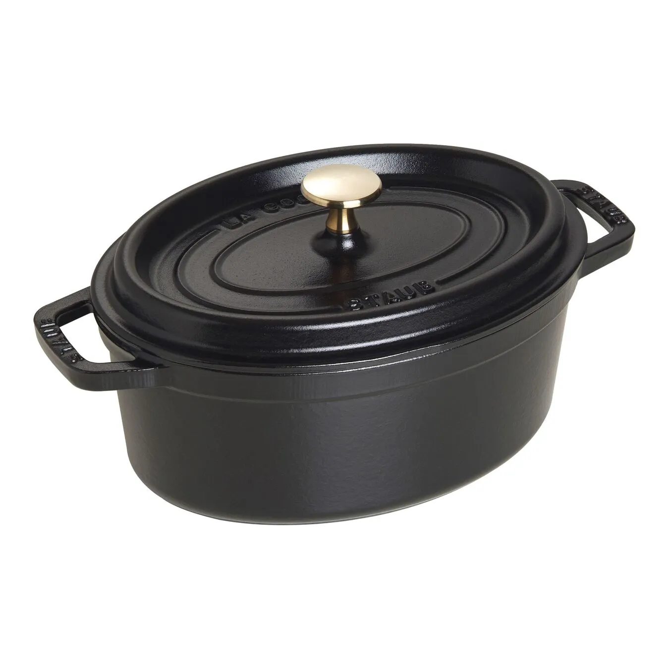 Staub Cocotte Ovale - 23 Cm, Nera 1 Staub Cocotte Ovale - 23 Cm, Nera