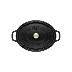 Staub Cocotte Ovale - 17 Cm, Nera -Vendite Accessori per Cucina 40500 231 0 3 1