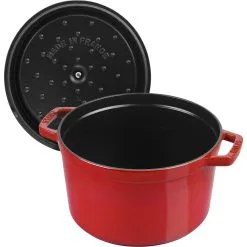 Staub Cocotte Vento Rotonda - 24 Cm, Ciliegia -Vendite Accessori per Cucina 40501485 5