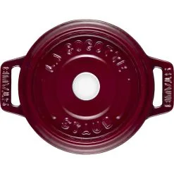 Staub Mini Cocotte Rotonda - 10 Cm, Bordeaux 8 Staub Mini Cocotte Rotonda - 10 Cm, Bordeaux -Vendite Accessori per Cucina 40502 281 0 3