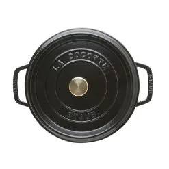 Staub Cocotte Vento Rotonda - 24 Cm, Nero -Vendite Accessori per Cucina 40502285 3