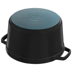 Staub Cocotte Vento Rotonda - 24 Cm, Nero -Vendite Accessori per Cucina 40502285 4