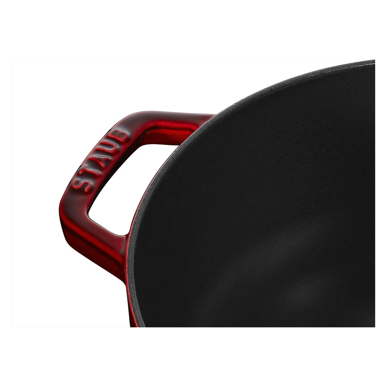 Staub Cocotte Rotonda - 24 Cm, Granatina 2 Staub Cocotte Rotonda - 24 Cm, Granatina - immagine 2