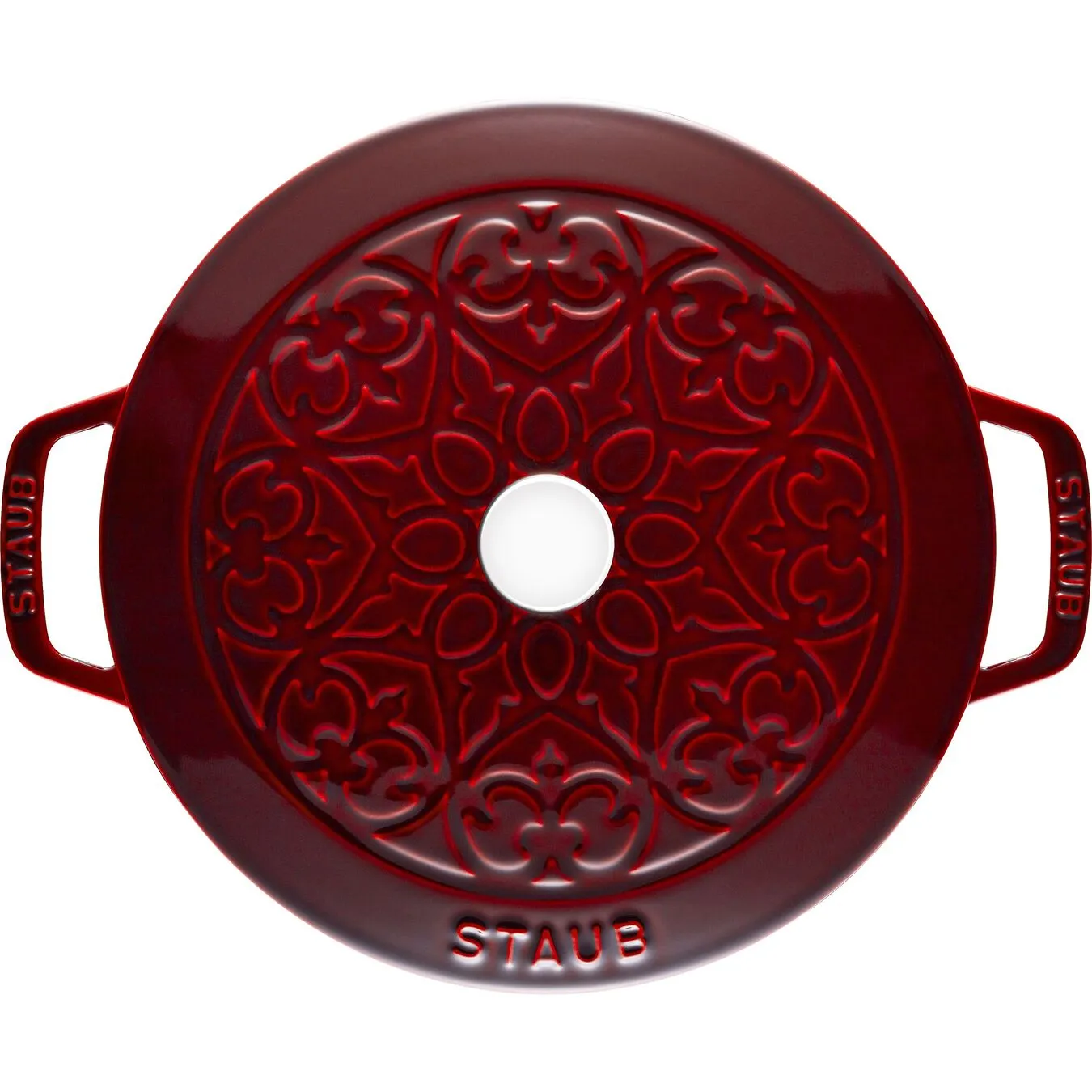 Staub Cocotte Rotonda - 24 Cm, Granatina 3 Staub Cocotte Rotonda - 24 Cm, Granatina - immagine 3