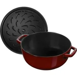 Staub Cocotte Rotonda - 24 Cm, Granatina 10 Staub Cocotte Rotonda - 24 Cm, Granatina -Vendite Accessori per Cucina 40508 675 0 5