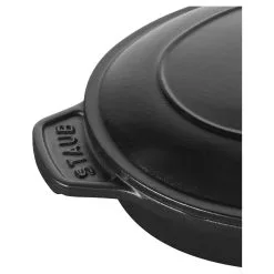 Staub Pirofila Con Coperchio Ovale - 23 Cm, Nero -Vendite Accessori per Cucina 40509 582 2