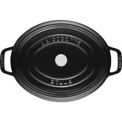 Staub Cocotte Ovale - 31 Cm, Nera Lucida -Vendite Accessori per Cucina 40510 639 0 5