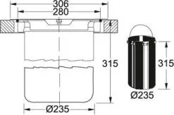 Franke KEA - Cestino Portarifiuti Incorporato E12, Verde/acciaio 134.0035.042 -Vendite Accessori per Cucina 40e665238964fa1b2d7271c2