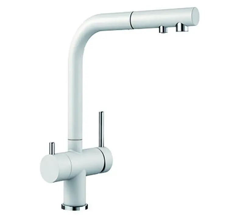 Blanco Fontas S II - Miscelatore Da Lavello Con Doccetta Estraibile E Funzione Di Filtraggio, Bianco 525204 1 Blanco Fontas S II - Miscelatore Da Lavello Con Doccetta Estraibile E Funzione Di Filtraggio, Bianco 525204