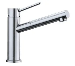 Blanco Alta S - Miscelatore Da Lavello Con Bocca Di Erogazione Estraibile, Acciaio Inox 515123