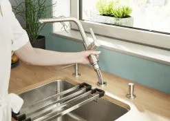 Blanco Lanora F - Miscelatore Da Lavello, Sottofinestra, Acciaio Inox Spazzolato 526181 -Vendite Accessori per Cucina 490f2671c944a5b82f057546