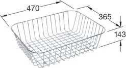 Villeroy & Boch Accessori - Cesto A Griglia 470x143x365 Mm, Acciaio Inox Spazzolato 839700K1 -Vendite Accessori per Cucina 4a24b33dca024c9c633246da