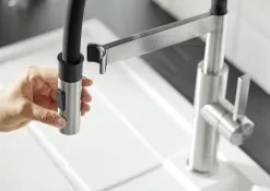 Blanco Sonea S - Miscelatore Da Lavello Con Braccio Flessibile E Doccetta, Acciaio Inox Spazzolato 526616 -Vendite Accessori per Cucina 4b1ec79e0bb122cd6444e3c4