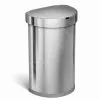 Simplehuman Pattumiere - Pattumiera Touchless Con Sensore Di Movimento, 45 L, Acciaio Inox Spazzolato ST2009