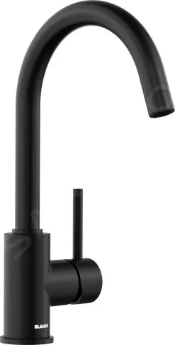 Blanco Mida - Miscelatore Da Lavello, Nero Opaco 526649