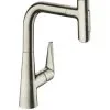 Hansgrohe Talis Select M51 - Miscelatore Da Lavello Talis Select Con Doccetta Estraibile, Simil Inox 72824800