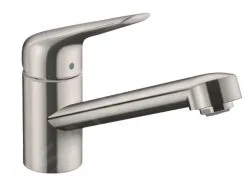 Hansgrohe Focus M42 - Miscelatore Da Lavello M421-H100, Simil Inox 71808800