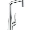 Hansgrohe M71 - Miscelatore Da Lavello Metris Con Doccetta Estraibile, SBox, EcoSmart, Cromo 73824000